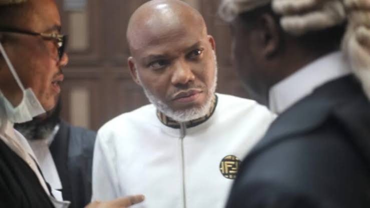 JUST IN: Drama As Judge Orders Security To Take Nnamdi Kanu Out Of Courtroom