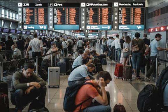 Thousands of Passengers Grounded Across Europe as Major Airlines Face Over 65 Flight Cancellations and 1,824 Delays