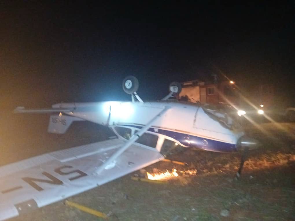 BREAKING: Dramatic Crash At Owerri Airport Leaves Four Hospitalised