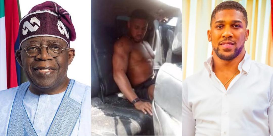 What Tinubu Told Nigerians After Speaking With Anthony Joshua On His Accident