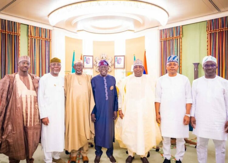 BREAKING: Tinubu Holds Closed-Door Meeting With Six APC Governors In Aso Rock