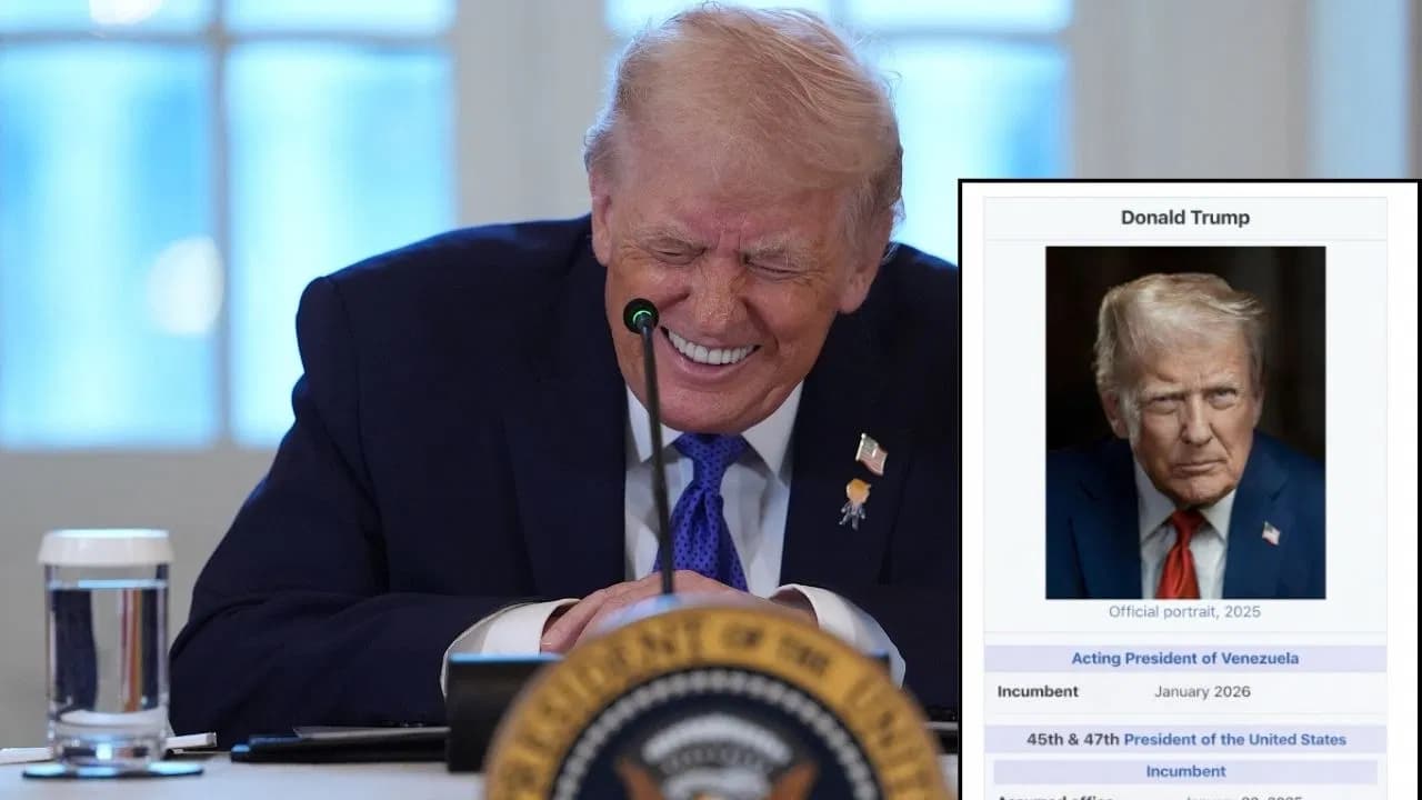 “Trump Declares Himself ‘Acting President Of Venezuela’ In Viral Social Media Post”