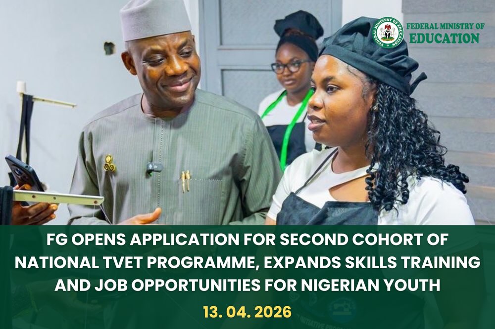 FG Intensifies Skills Acquisition Drive With Second Cohort Of National TVET Programme
